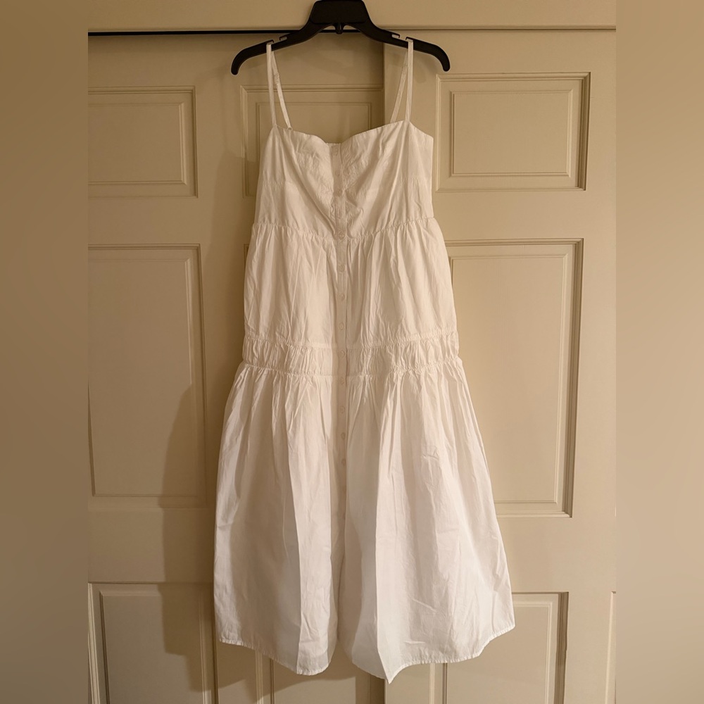Quince White Maxi Dress